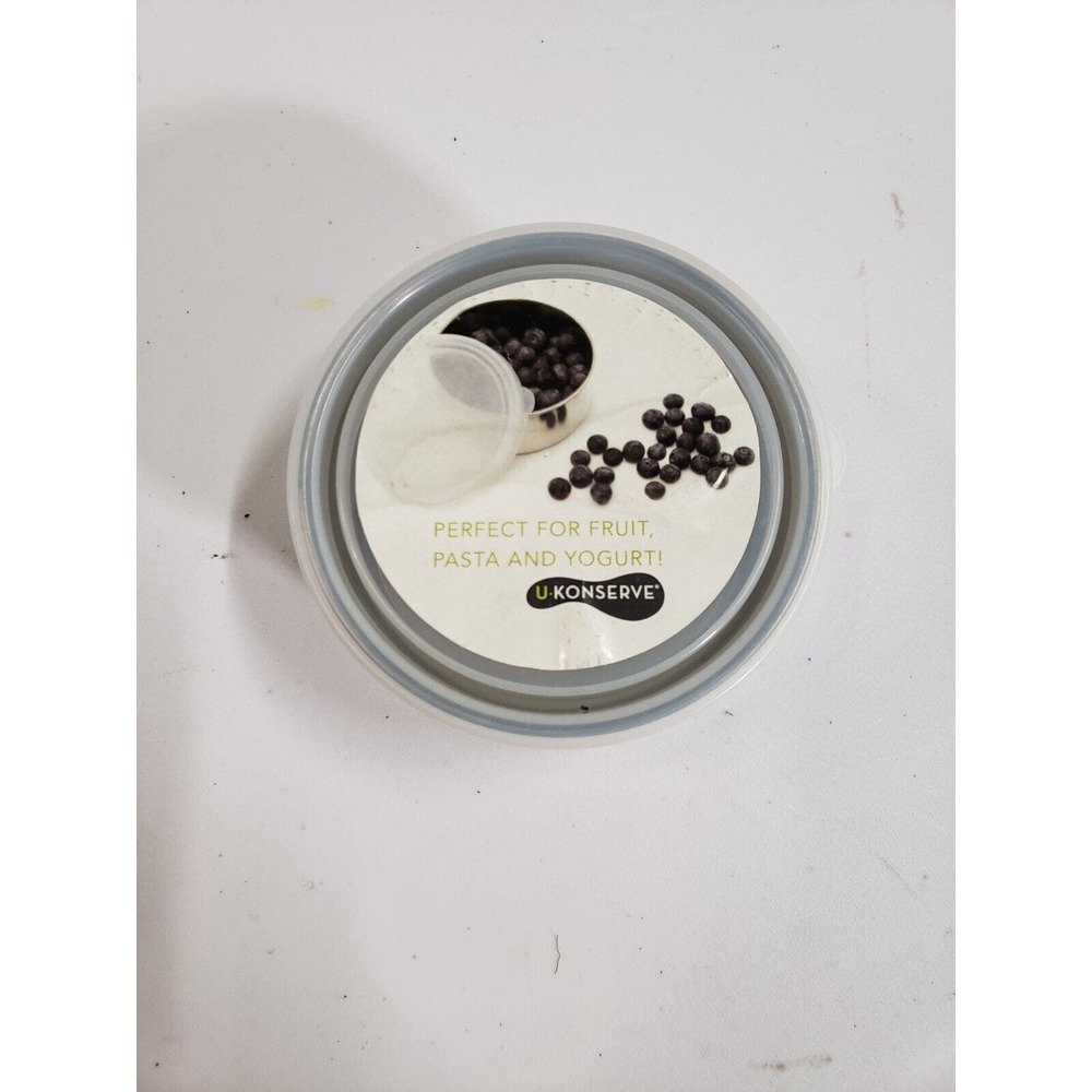 U Konserve UK031 Round Food Storage Container Medium‎ Stainless Steel Leakproof